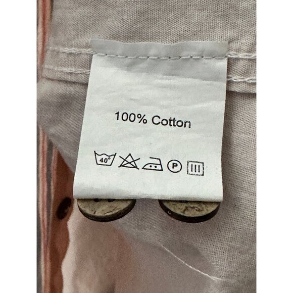 Boozelele Western Shirt Mens XL Button Up Short Sleeve Retro Cowgirl Pink - Picture 6 of 6